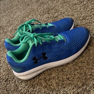 Under Armour Kids Sneakers - Blue and Green